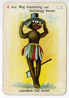 Upton Prints: Florence Upton playing cards - Ladizman the Chief