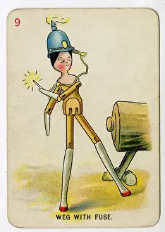 Upton Prints: Florence Upton playing cards - Weg with Fuse
