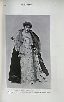 Oscar Collection: Florence West, actress, as Mrs Cheveley, an Ideal Husband