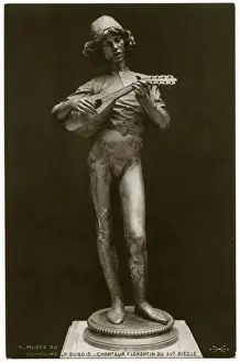 Musee Prints: A Florentine Singer by Paul Dubois - Musee du Luxembourg