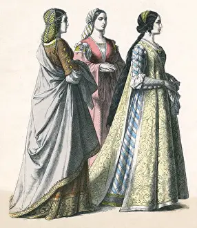 Softly Prints: Florentine Women C. 1425