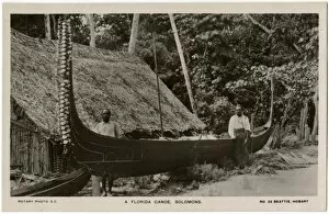 Images Dated 6th October 2016: A Florida Canoe - Solomon Islands