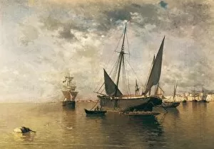 FLORIDO BERNILS, Enrique (1873 - 1929). The port