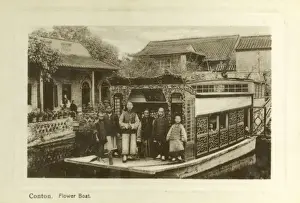 Guangzhou Prints: Flower Boat - Guangzhou, China