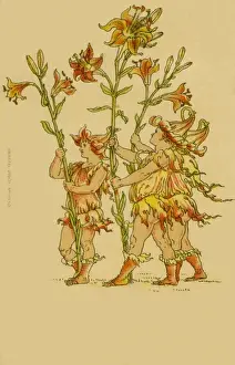 Masque Prints: Flower Fairies from A Masque of Flowers