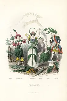 Olive Prints: Flower fairies of tobacco, everlasting, olive