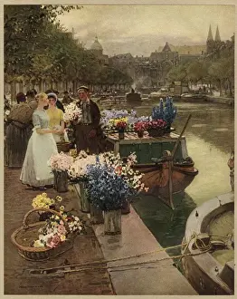 Amsterdam Prints: Flower Market Amsterdam