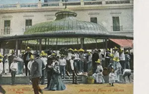 Market Place Prints: The Flower Market - Veracruz