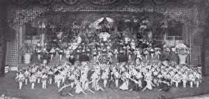 The Flower scene from Happy Days at the Hippodrome, New York (1919). Produced by Charles Dillingham Date: 1919