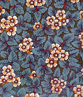 Dense Prints: Flowers and Grey Leaves Date: 1912