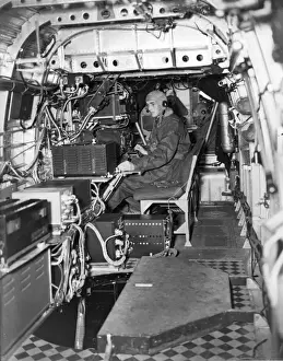 Handley Prints: Flt Lt Wood and FO Douglas in Handley Page Halifax VI