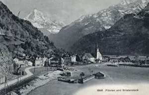 Cantons Prints: Fluelen, Switzerland and the Bristen Alp