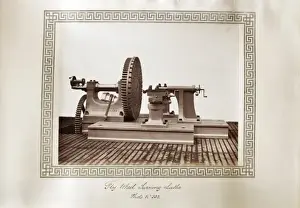 Lathe Prints: Fly wheel turning lathe