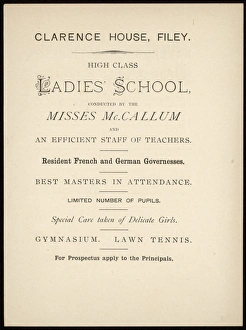 Flyer for Ladies School Flyer for Ladies School