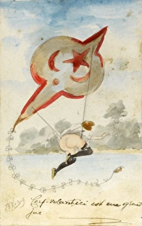 Images Dated 9th June 2011: Flying out another girl for the Harem