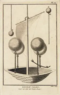 1670s Prints: Flying machine or airship