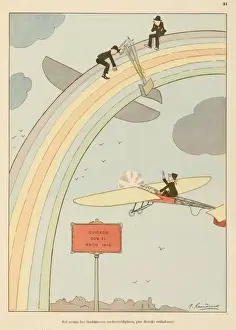Rain Bow Prints: Flying to Rainbow