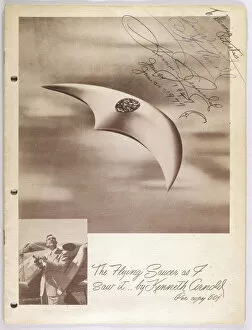 Signature Collection: The Flying Saucer As I Saw It, book cover