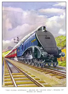 Trains Prints: Flying Scotsman
