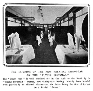 Images Dated 2nd March 2016: The Flying Scotsman dining car