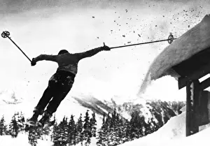 Flying Skier
