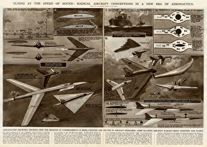 Images Dated 11th March 2017: Flying at the speed of sound by G. H. Davis