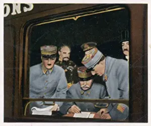 Foch Prints: Foch accepts German surrender