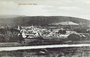 Moray Prints: Fochabers, Scotland - View from the west