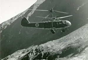 Focke Achgelis Fa223 Drache (Dragon) during mountain tes?