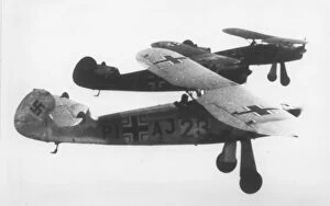 Advanced Gallery: Focke Wulf FW 56 Stosser trio of advanced fighter train