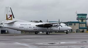 Images Dated 2nd March 2013: Fokker 50 of Minoan Air inaugural sat Oxford, 4 March 2