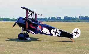 Replica Prints: Fokker Dr.1 Replica G-BVGZ