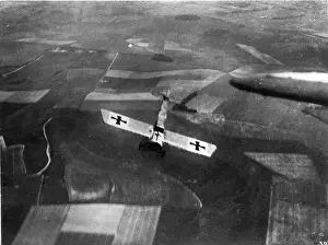 Eiii Prints: Fokker EIII in flight