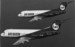 Fokker Prints: Fokker F28 2000-Air Gabon