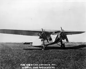 Fokker Prints: A Fokker FVIIb-3m equipped with special flotation apparatus