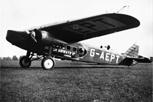 Fokker Prints: Fokker FVIII (on the ground) -British Airways G-AEPT