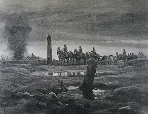 Folio of 24 hand-coloured images - WWI