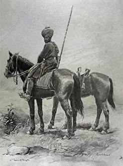 Folio of 24 hand-coloured images - WWI