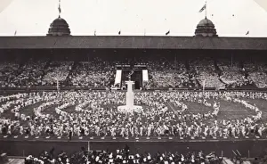 Bpeosa Prints: Folk Dancers in Wembley Stadium - Festival of Youth Date: 1937