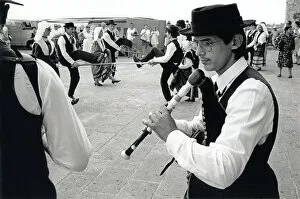 Bagpipes Gallery: Folk dancing in Duras, Lot-et-Garonne, France