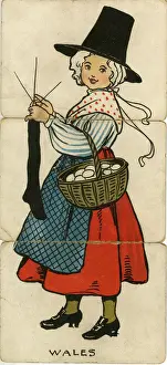 Eggs Prints: Many Folk Misfitz - Wales - Welsh Girl