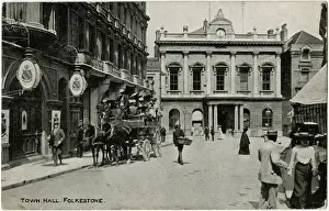 Folkstone Prints: Folkstone Town Hall, Kent