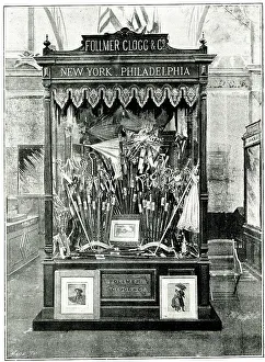 Philadelphia Prints: Follmer, Clogg & Co, Umbrellas, Paris Exhibition of 1889