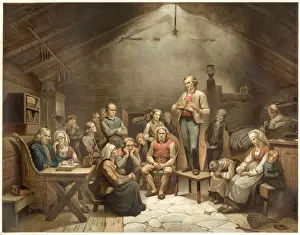 1771 Prints: Followers of the Norwegian sectarian Nielsen Hauge (1771- 1824