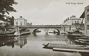Perry Prints: Folly Bridge, Oxford -over the River Thames