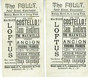 Revue Collection: The Folly Theatre, Peter Street, Manchester
