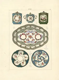 Edouardgarnier Prints: Fonds partiels (partial background) porcelain