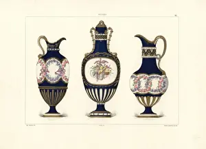 Pitcher Prints: Fonds partiels (partial background) vases