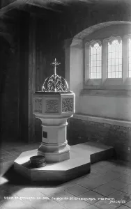 Carvings Prints: The Font at St. Ethelburga Church