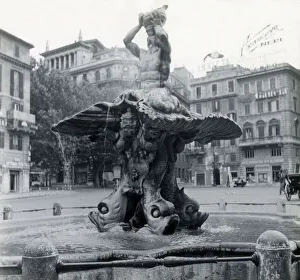 Feature Collection: Fontana del Tritone, Rome, Italy